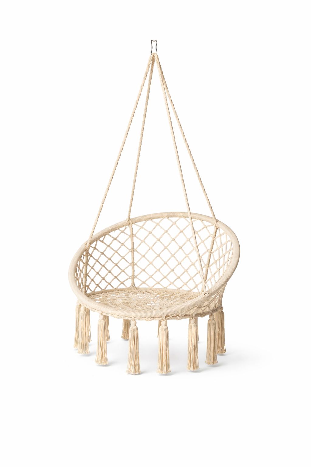 Leagan BOHO GARDEN 3+, Pentru Terasa și Gradina, Suport 125kg, Design Premium, Disponibil in Culori: Bej, Gri, Negru, Maro