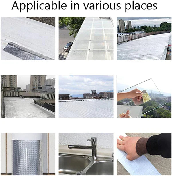 Banda Adeziva Durabila, Rezistenta La Apa si Temperaturi Inalte, Pentru Reparatii si Izolatii, 5 cm x 5 m, 1+1 CADOU