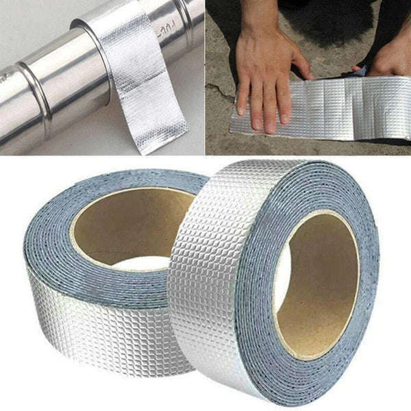 Banda Adeziva Durabila, Rezistenta La Apa si Temperaturi Inalte, Pentru Reparatii si Izolatii, 10 cm x 5 m, 1+1 CADOU