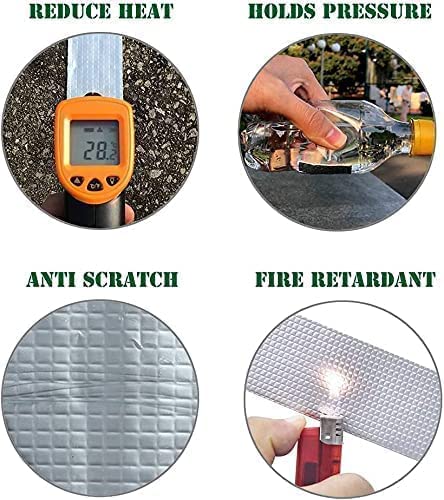 Banda Adeziva Durabila, Rezistenta La Apa si Temperaturi Inalte, Pentru Reparatii si Izolatii, 10 cm x 5 m, 1+1 CADOU