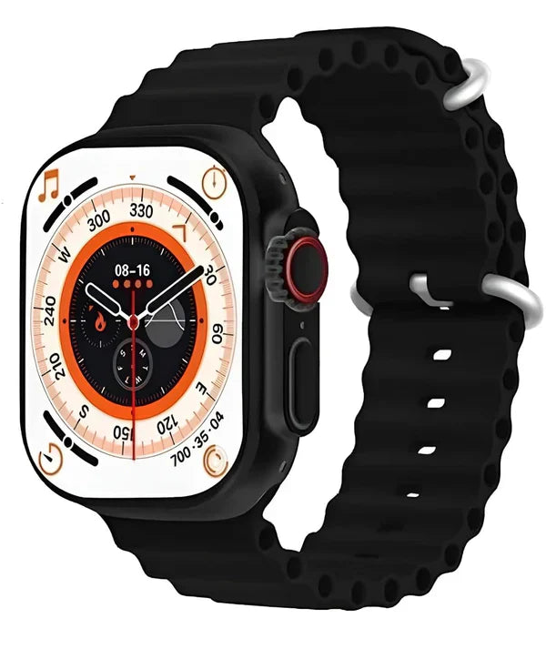 Ceas Smartwatch S9 Ultra, Deluxe Edition, Incarcare Wireless, Notificare Apel, Ritm Cardiac, Monitorizare Somn + 1 Bratara Silicon CADOU