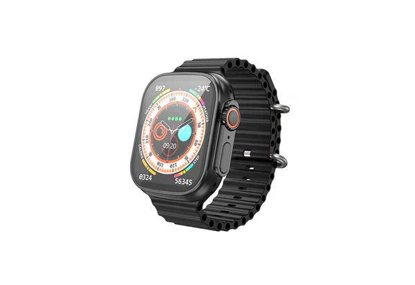 Ceas Smartwatch S9 Ultra, Deluxe Edition, Incarcare Wireless, Notificare Apel, Ritm Cardiac, Monitorizare Somn + 1 Bratara Silicon CADOU