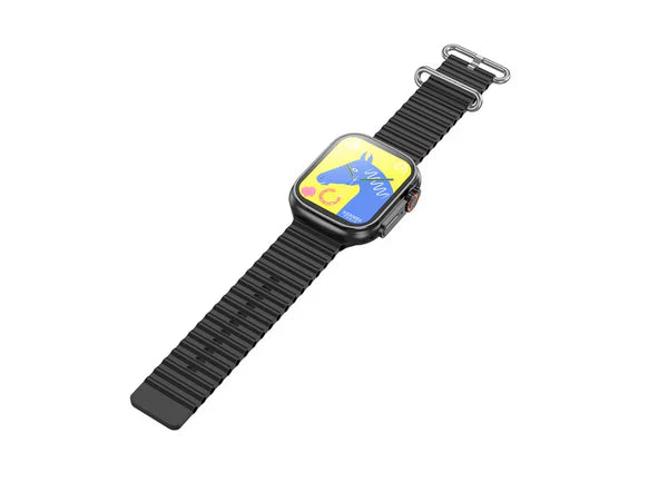 Ceas Smartwatch S9 Ultra, Deluxe Edition, Incarcare Wireless, Notificare Apel, Ritm Cardiac, Monitorizare Somn + 1 Bratara Silicon CADOU