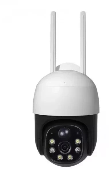 Camera de Supraveghere WiFi, Solara, Cu Acumulatori, Pentru Exterior, Vedere de Noapte, Grad Protectie Apa IP66, 2 Antene + card 32GB CADOU