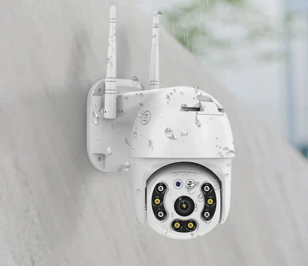 SET 4 X Camera Smart Color Jortan Surveillance4® Wifi, IP Vizualizare Live Prin Aplicatie, Senzor de Miscare + 4 CARDURI CADOU+ 2 x Lampi Solare CADOU CW4.4