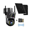 Camera Dubla Gri 4g Solar Baterie 12 Mii