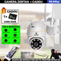 Camera Smart Color Jortan Surveillance® Wifi, IP Vizualizare Live Prin Aplicatie, Senzor de Miscare + CARD CADOU
