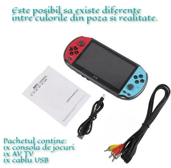 Consola Cu 600 Jocuri Video Retro , 8 GB
