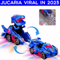 Dinozaur Transformers, Cu Muzica si Lumini, Interactiv, Rosu