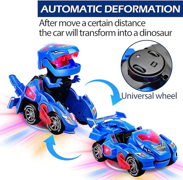Dinozaur Transformers, Cu Muzica si Lumini, Interactiv, Rosu