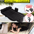 PACHET PROMO: Saltea Gonflabila Pentru Masina, Usor De Umflat, 2 Perne Incluse + CADOU Pompa De Umflat + CADOU Casca Bluetooth