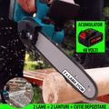 Drujba Electrica, Cu 2 x Lama 31 cm (12 INCH), 2 x Lant, 1 x Acumulator 48 V, Geanta De Transport CADOU