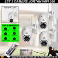 SET 3 X Camera Smart Color Jortan Wifi, IP Vizualizare Live Prin Aplicatie, Senzor de Miscare