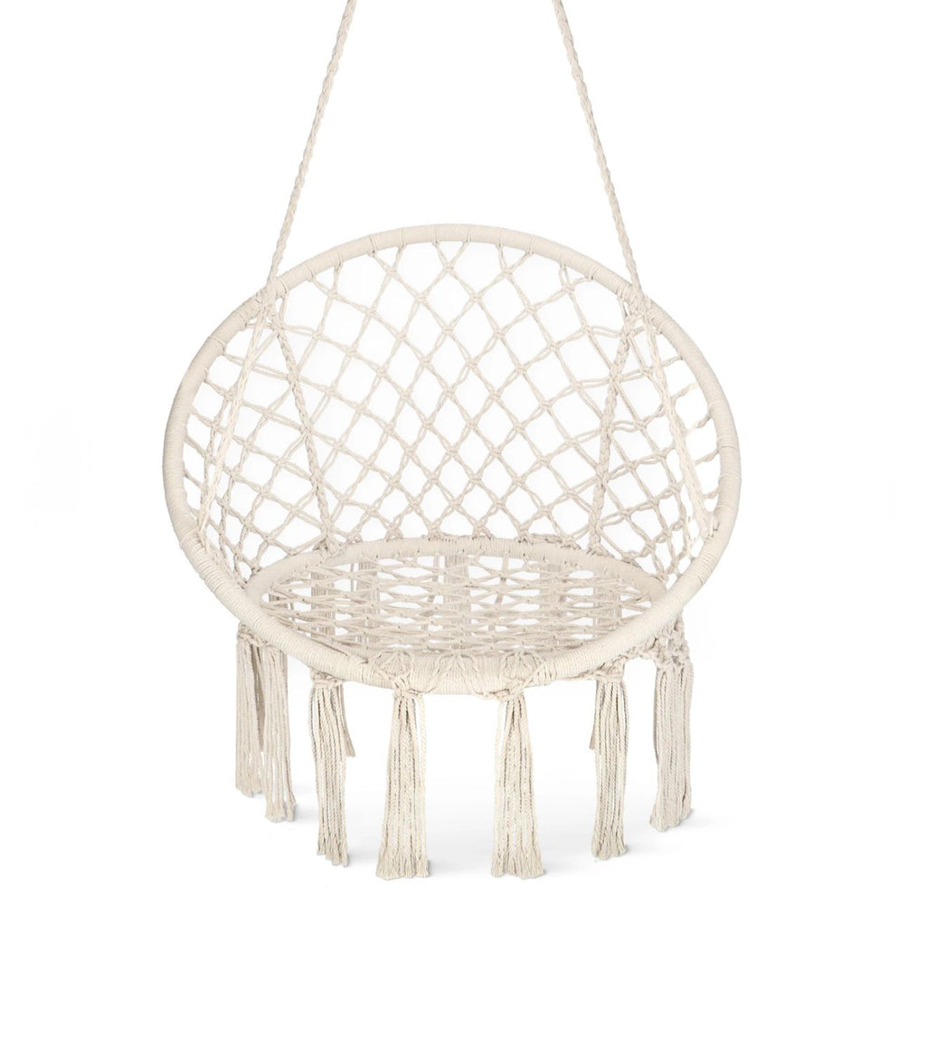 Leagan BOHO GARDEN 3+, Pentru Terasa și Gradina, Suport 125kg, Design Premium, Disponibil in Culori: Bej, Gri, Negru, Maro
