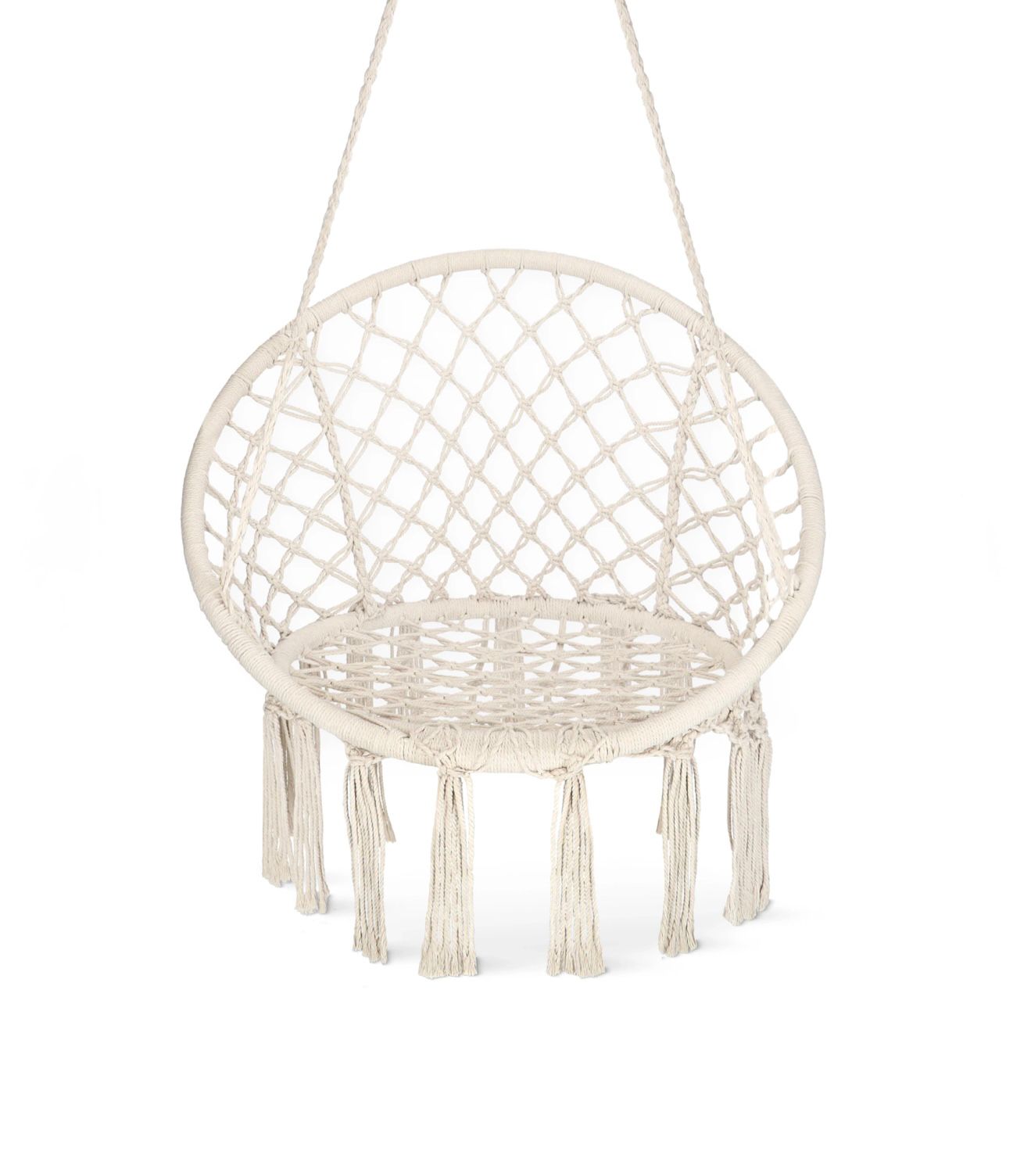 Leagan BOHO GARDEN 3+, Pentru Terasa și Gradina, Suport 125kg, Design Premium, Disponibil in Culori: Bej, Gri, Negru, Maro