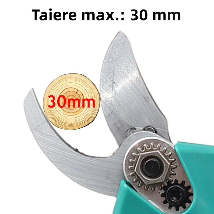 Foarfecă de Tundere Reîncărcabilă Fără Fir 48V, Oțel – Pentru Livezi, Grădini și Vii