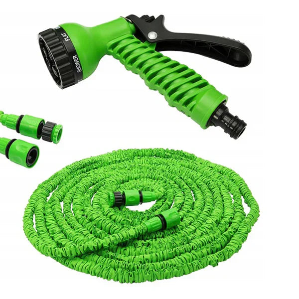 1+1 Cadou: Furtun de Gradina Extensibil 30m + Aparat de Udat Inclus