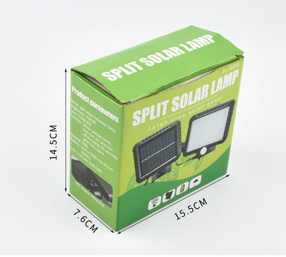 Set 4 Lămpi Solare 120W cu Senzor de Lumină și Mișcare Leduri COB + Telecomandă