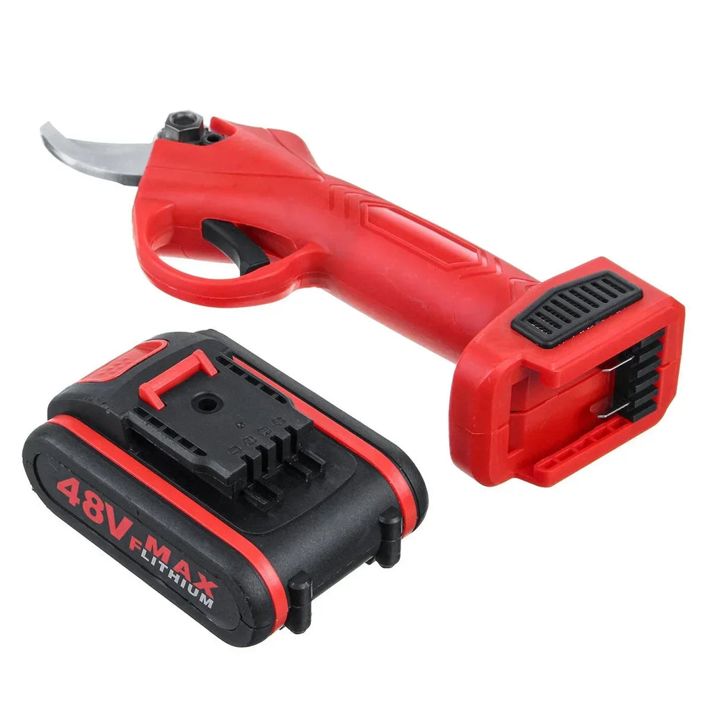 Trusă Foarfeca Electrică cu 2 Acumulatori 48v, pentru Grădină, Baterie 5000mAh