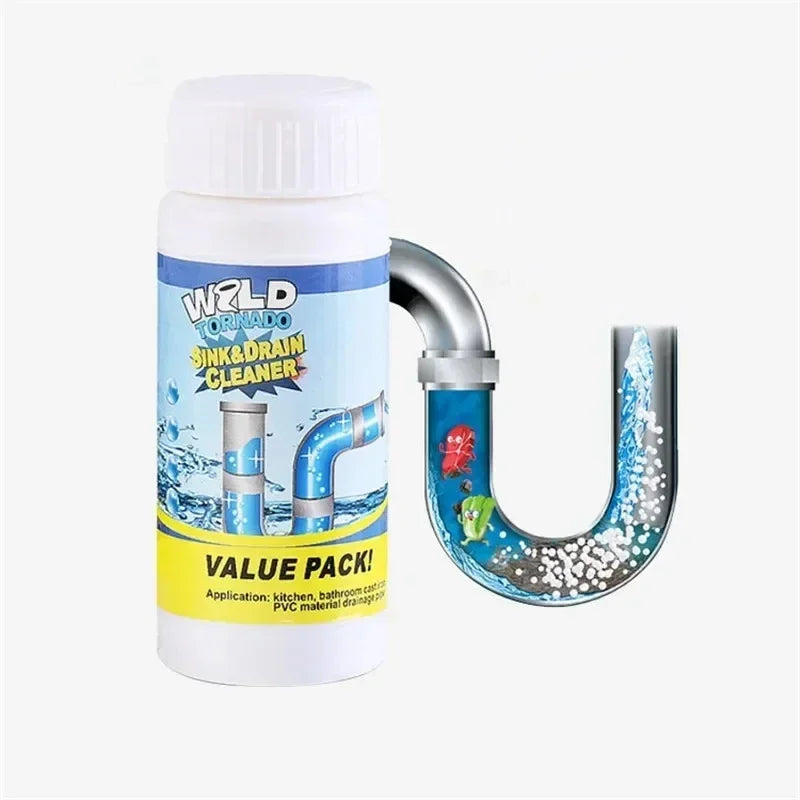 Set 5 Bucăți Soluție Granule pentru Desfundat Tevile de Scurgere 100gr/Container