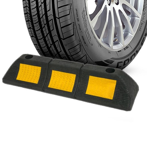 Set 2 Opritoare Roti Auto Reflectorizant, pentru Locul de Parcare sau Blocare Roti