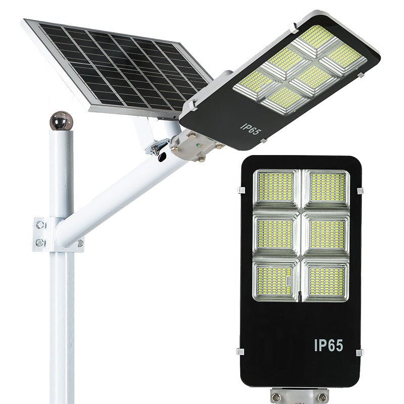 Lampă Stradală Solară Jortan TB-400W, 2000LM, 396 LED 5730, Telecomandă + Fotocelulă, IP66