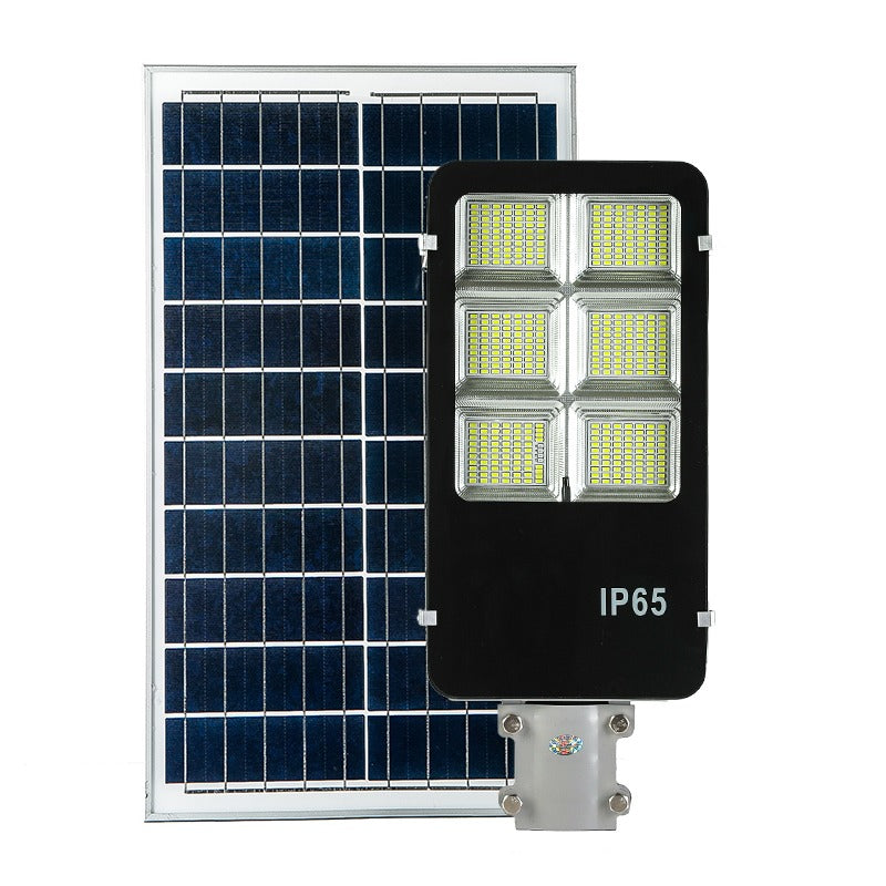 Lampă Stradală Solară Jortan TB-400W, 2000LM, 396 LED 5730, Telecomandă + Fotocelulă, IP66
