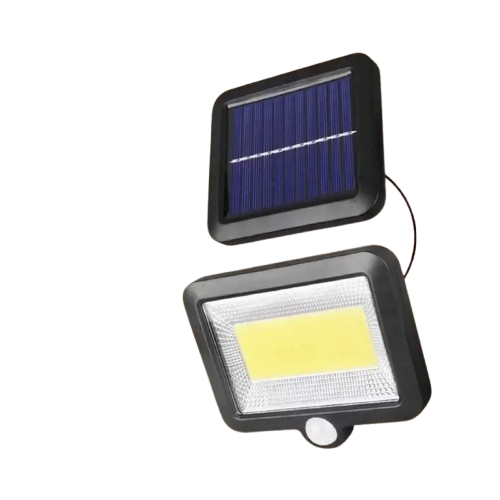 Set 4 x Lampă Solară 100 LED-uri COB – Putere 30W, Panou Detasabil, Dimensiuni 250 x 250 x 100 mm