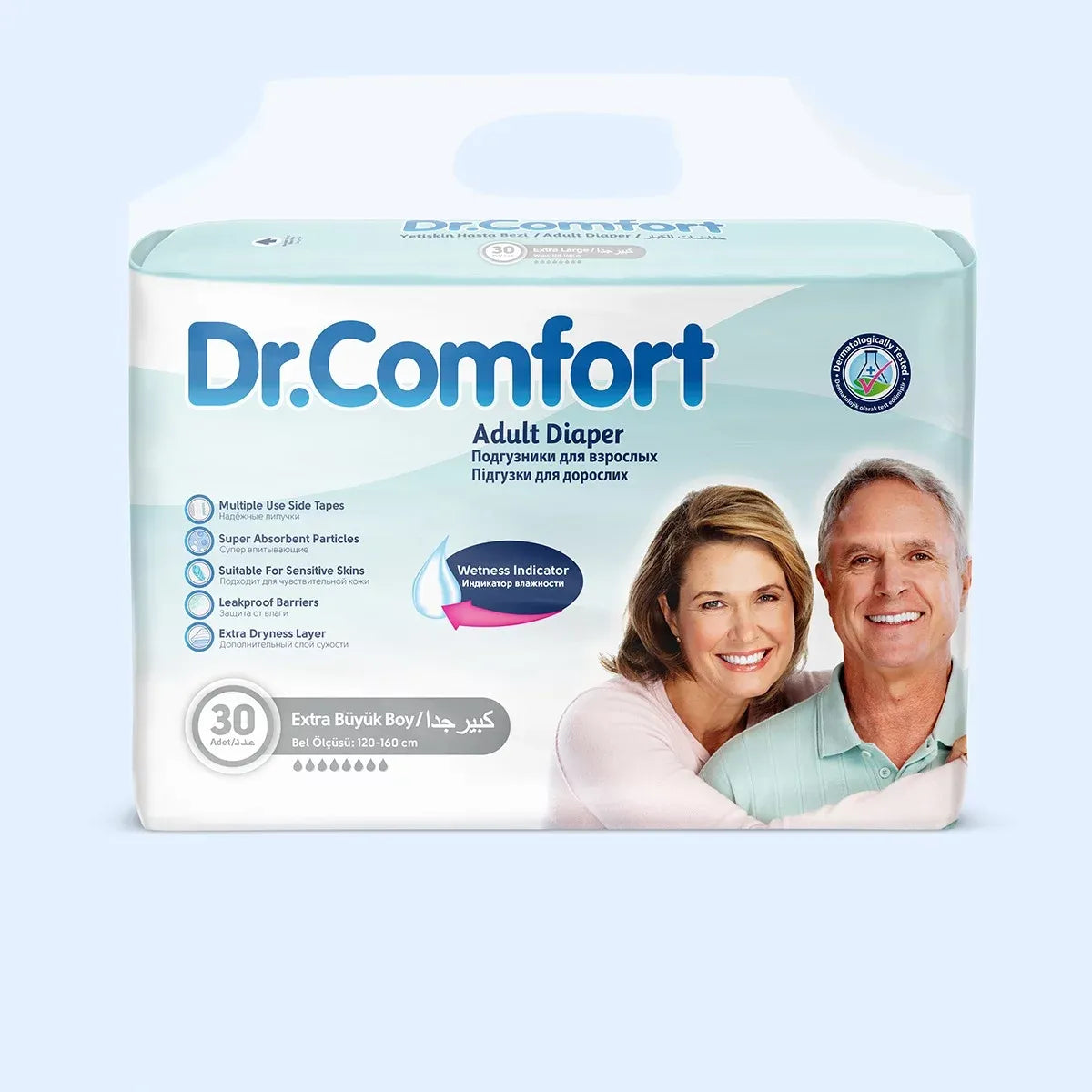 Set 4 Baxuri Scutece Dr. Comfort pentru Adulți ( 120 bucati ) + CADOU 2 Pachete Șervețele Umede