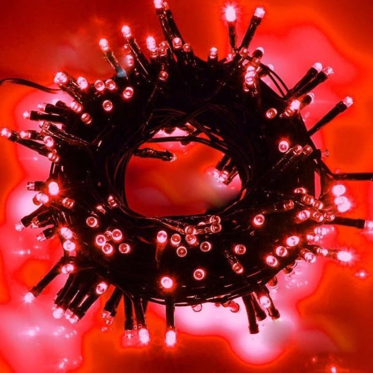 Instalatie Craciun de 12 metri, ROSU, consum redus