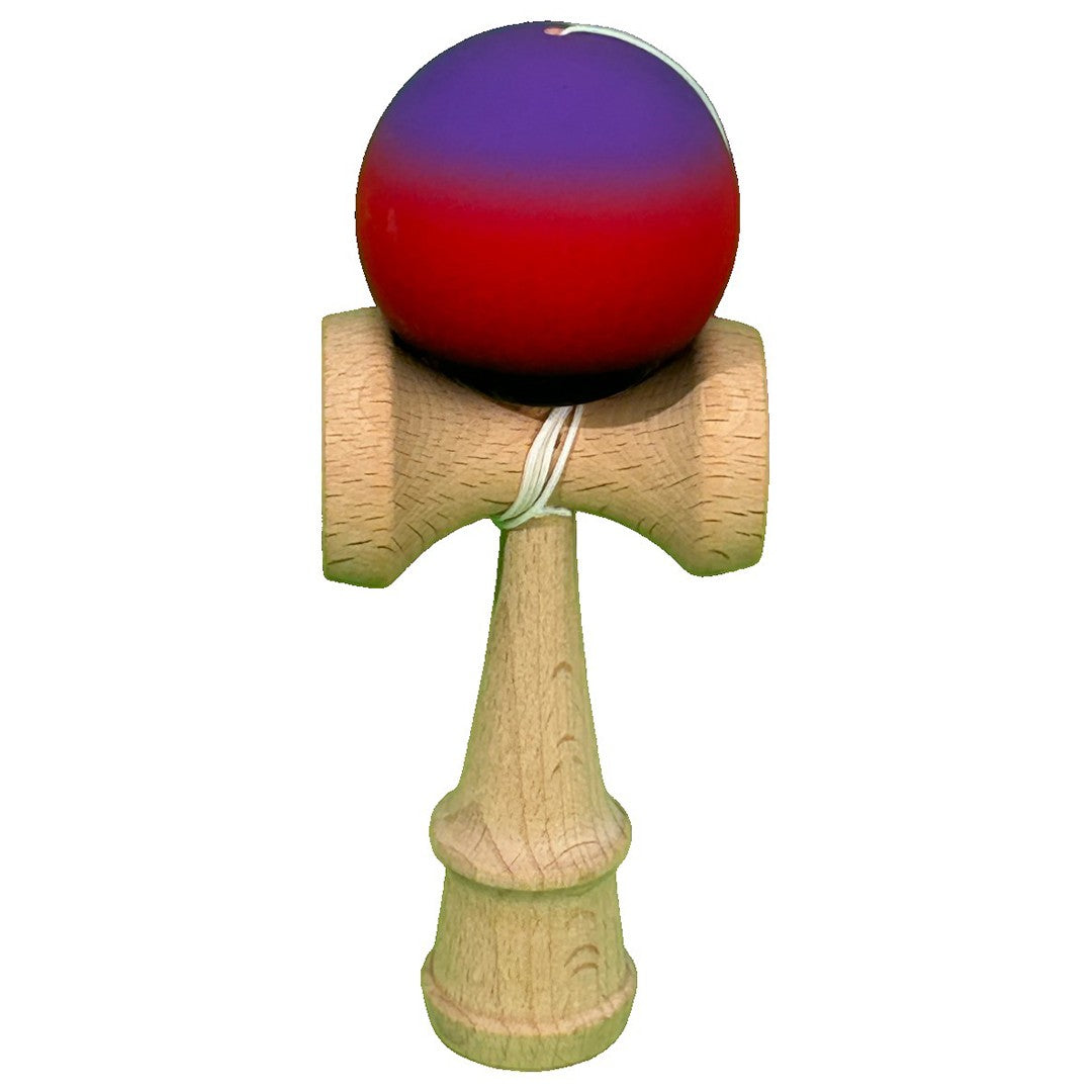 Kendama Rubber Grip X Originala, Profesionala, din Lemn, Rubber Grip, 18 cm
