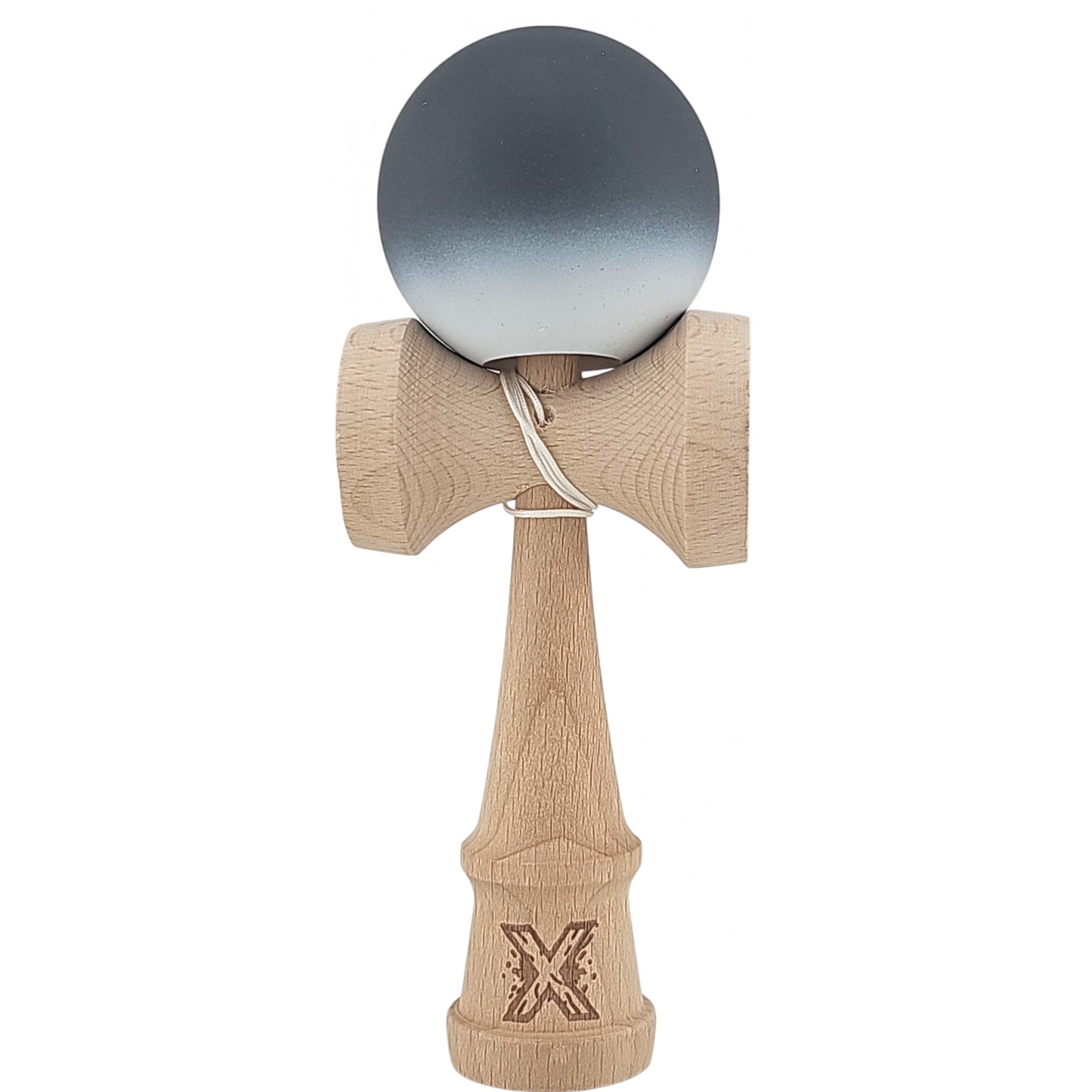 Kendama Rubber Grip X Originala, Profesionala, din Lemn, Rubber Grip, 18 cm