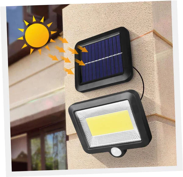 Set 2 Lampi Solare 250W cu cablu de 5 Metri gratuit si panou separat