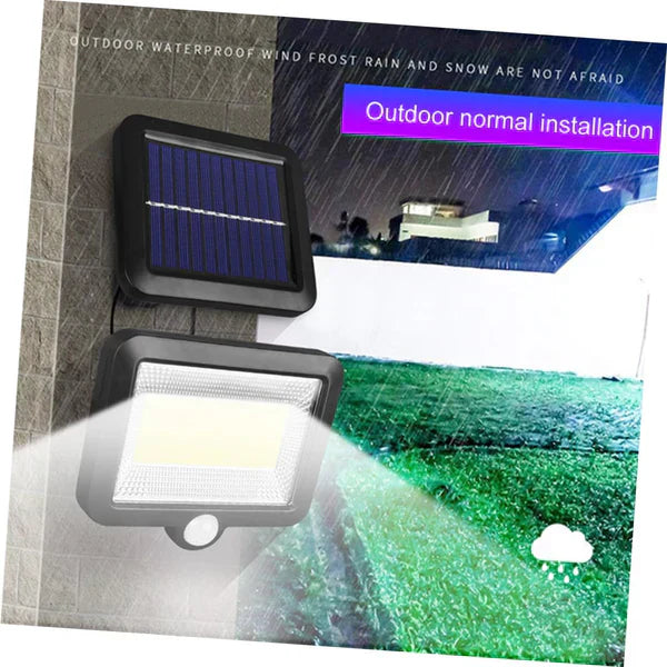 Set 2 Lampi Solare 250W cu cablu de 5 Metri gratuit si panou separat
