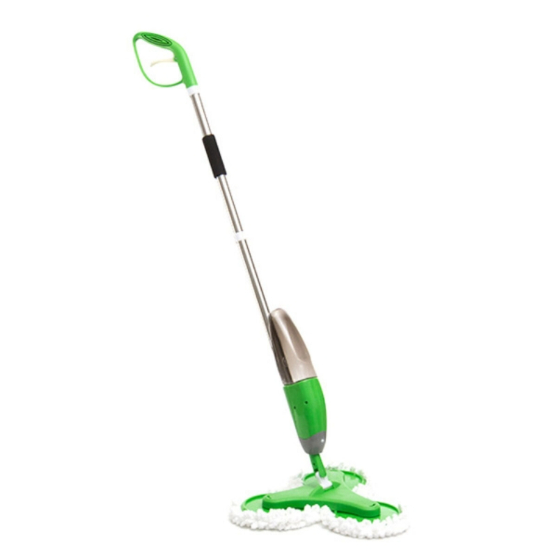 Mop Profesional Triplu Cu Functia “Curata Tot Si Coluturi” , Cu Pulvelizator Si 3 Lavete Lavabile Din Microfibra + Mini Mop Portabil CADOU