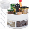 Organizator Bucatarie Profesional Kitcken Ultra 2 Cu 4x Sertare Condimente Si 4x Lingurite,23x14 cm + CADOU SURPRIZA