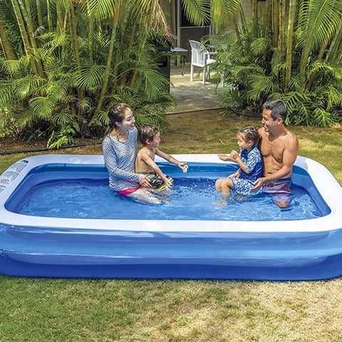LICHIDARE STOC: Piscina Gonflabila De 200x145x45cm + CADOU Pompa pentru Umflat