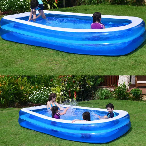 Piscina Gonflabila De 201x150x51cm + CADOU Kit Reparatie Piscina 6 Petece
