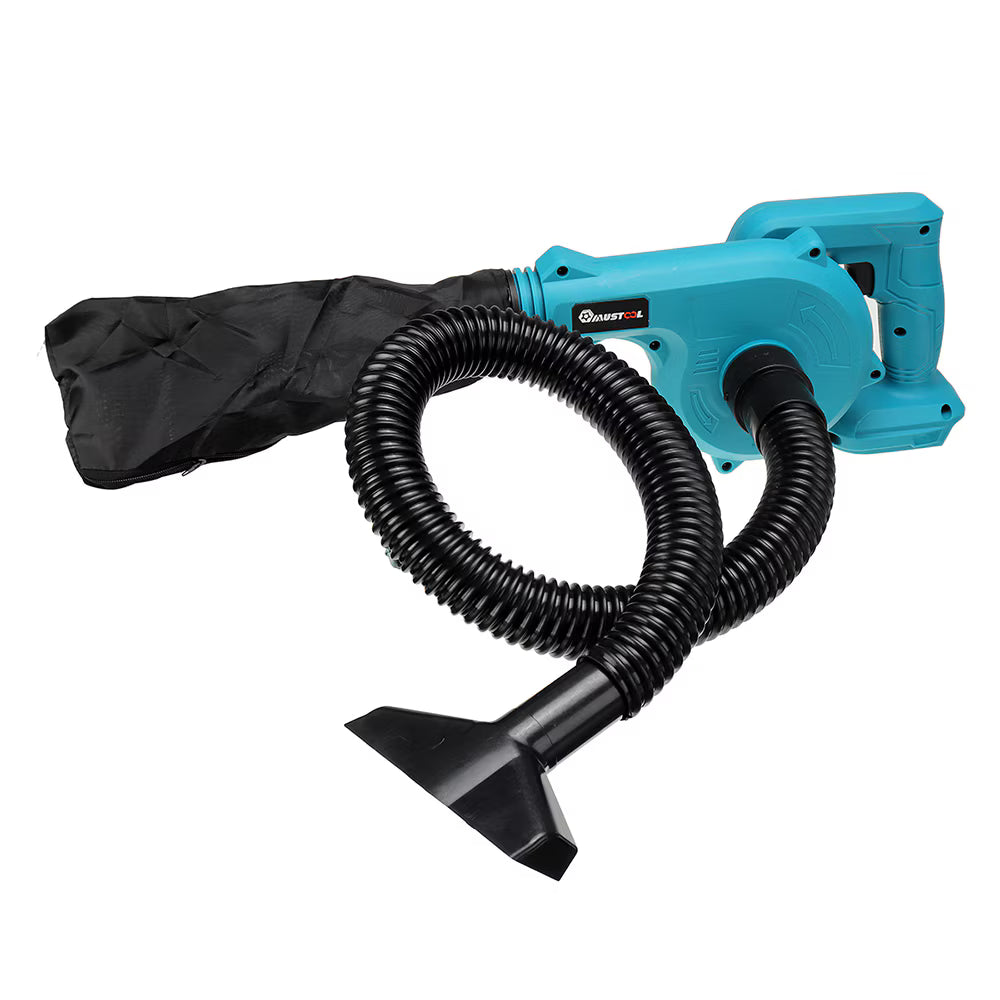 Dispozitiv 2 în 1 Suflantă și Aspirator Set Complet cu 2 Acumulatori 48V, 19.000 RPM
