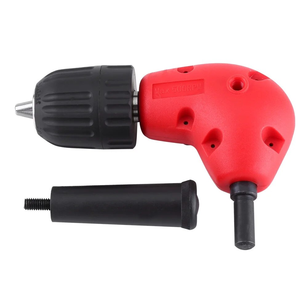 Accesoriu pentru Burghiu Unghiular la 90 Grade, Mandrină 0.8-10mm, Ax 9.5mm, Cuplu Maxim 20Nm, Mâner Inclus