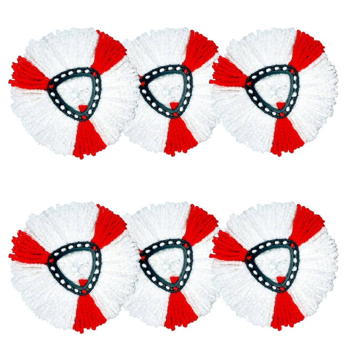 Set 6 rezerve mop Easy Wring Turbo Vileda