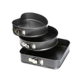 Set 3 Tavi pentru Copt, Forma Inima/rotunda/patrata Cm 24/26/28