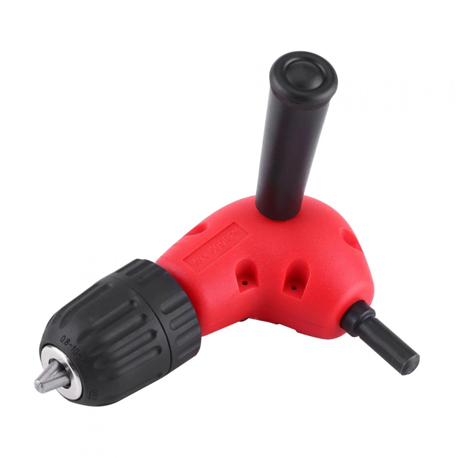 Accesoriu pentru Burghiu Unghiular la 90 Grade, Mandrină 0.8-10mm, Ax 9.5mm, Cuplu Maxim 20Nm, Mâner Inclus
