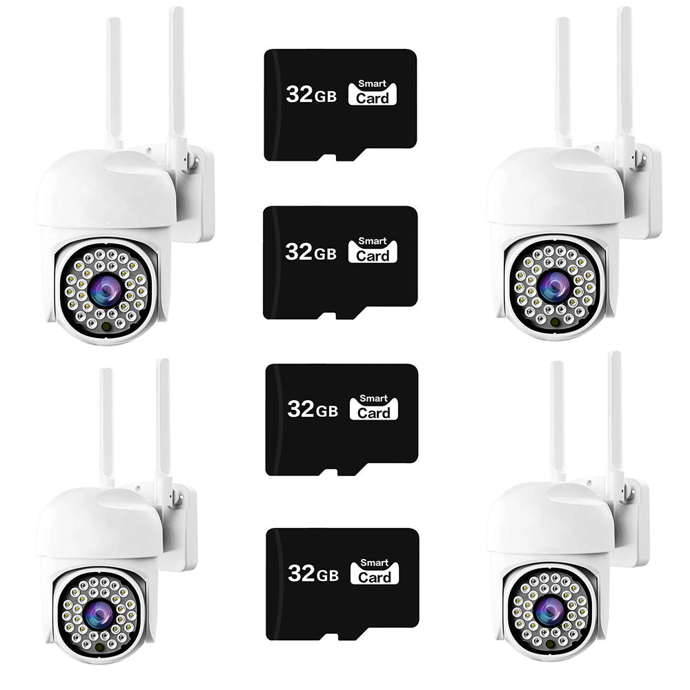 Cameră de Supraveghere de Exterior JORTAN Color  + Card 32GB Cadou