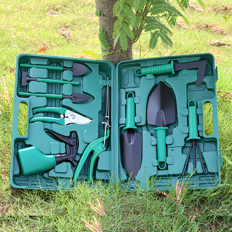 Set 10 Unelte Profesionale Tools 3 Omni Pentru Gradinarit + Geanta De Transport CADOU