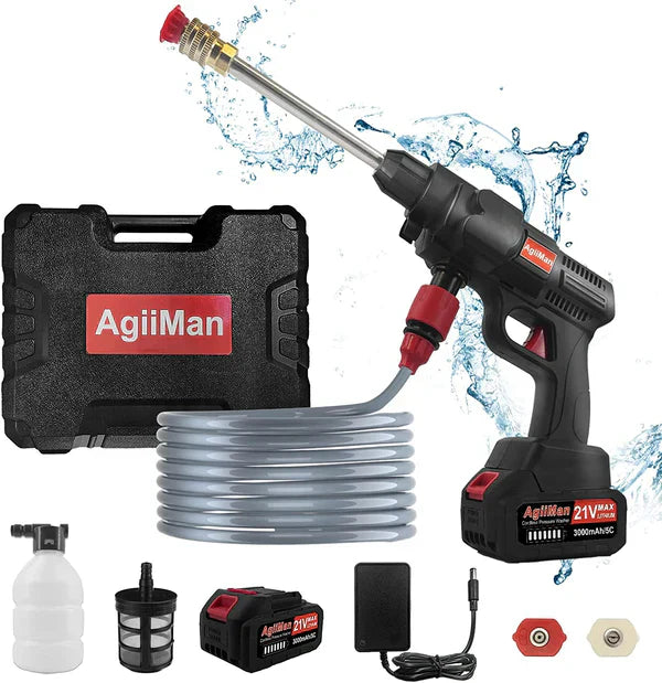 Aparat De Spalat Cu Presiune cu 2 ACUMULATORI de 48V +7 acccesorii cadou