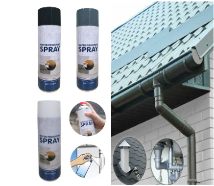 1+1 GRATIS Spray De Etansare 750 ml, Impermeabil, Hidroizolatie, Protectie De Lunga Durata Anti Apa, Uscare Rapida, Multisuprafe, Ciment, Gresie, Metal, Burlane