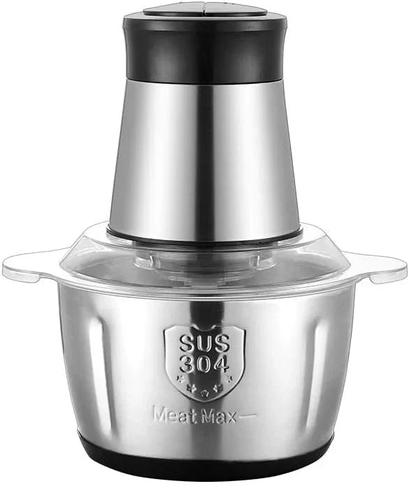 Tocator Electric Multifunctional, Pentru Carne, Fructe si Legume, Bol Din Inox, Capacitate 3L, 4 Lame Din Inox, 300W Putere