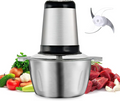 Tocator Electric Multifunctional, Pentru Carne, Fructe, Legume, Cu 2 Trepte de Viteza, Vas Inox, Capacitate