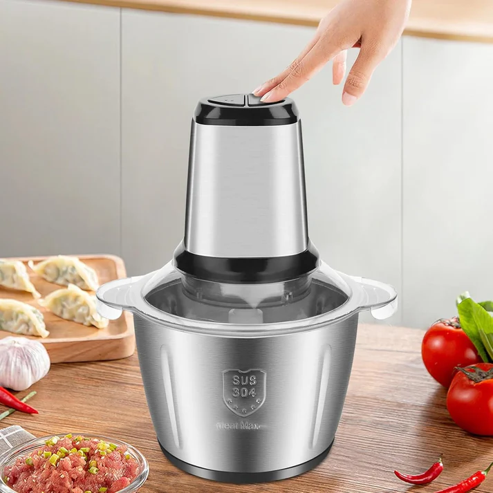 Tocator Electric Multifunctional,Capacitate 5L, Pentru Carne, Fructe si Legume, Bol Din Inox